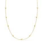 Cadena Bolitas Forzada Oro 18K 45cm 