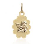 Medalla ángel de la guarda Oro de 18k