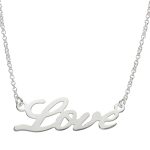 GARGANTILLA PLATA 925MM LOVE