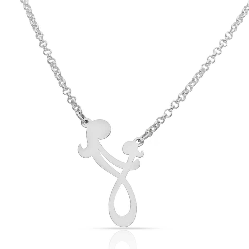 gargantilla madre hija en plata