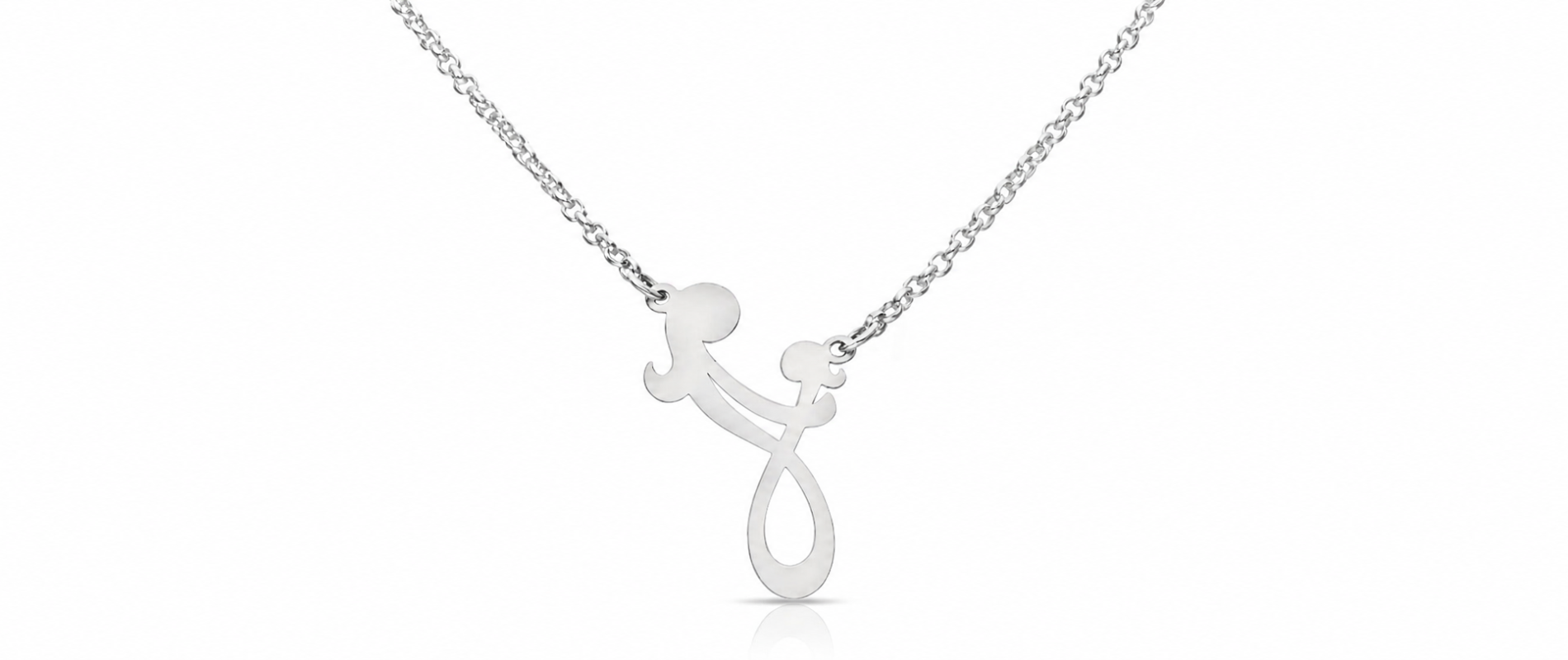 gargantilla madre hija en plata