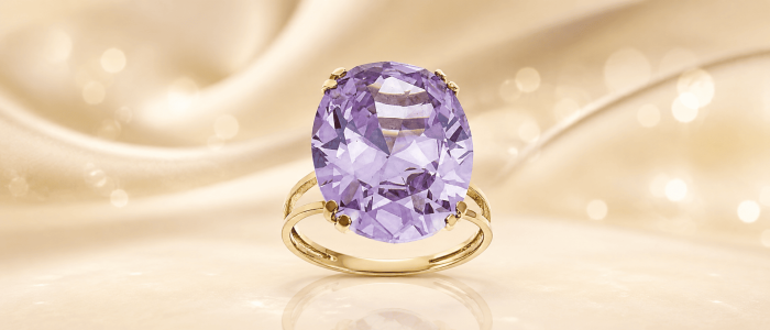 anillo morado